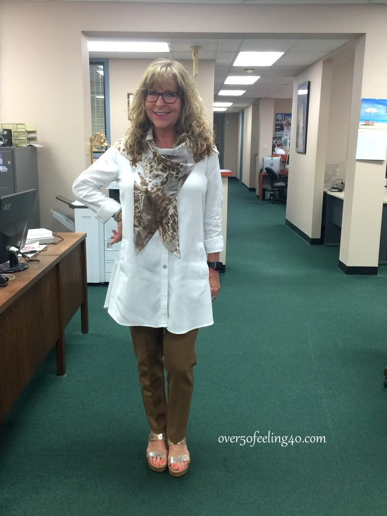 Fashion Over 50:  Style Sweet Spot for a Fall Transition