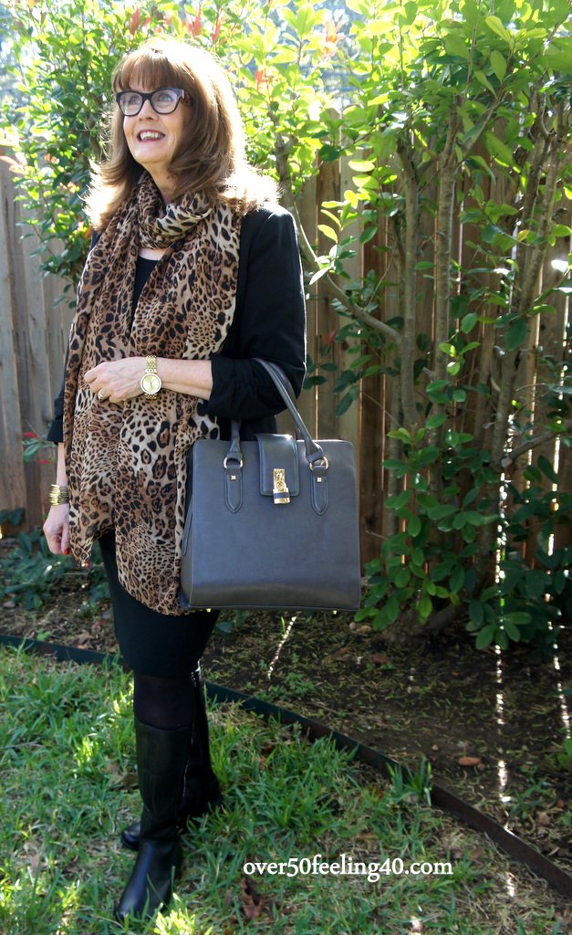 Fashion Over 50:  Just a Little Bit of Leopard……