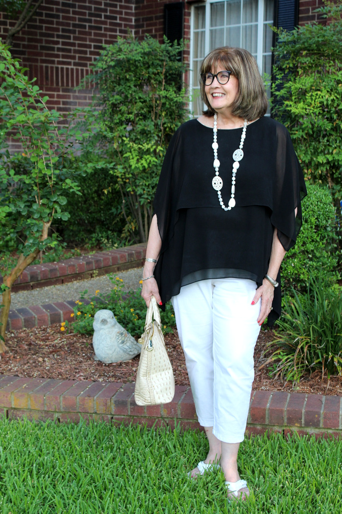 How Wearing Black & White Can Make A Casual Summer Evening Nicer