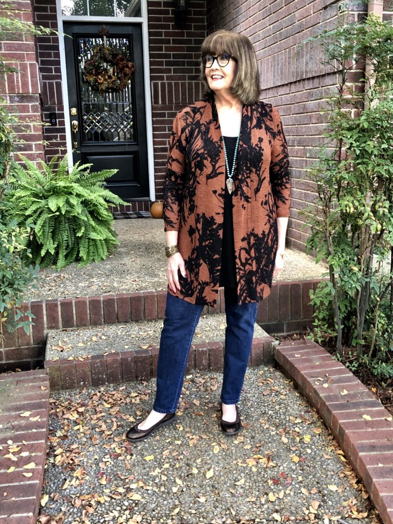 How to Wear a Cardigan: Look #1 from Soft Surroundings | Over 50 Feeling 40