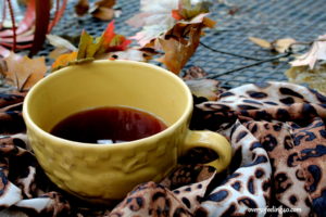 Coffee with Pamela Lutrell on an Autumn Morning