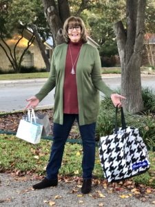 Pamela Lutrell on what to wear for holiday shopping