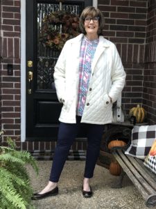 Over 50 Feeling 40 in a Fall Legging Outfit from Blair