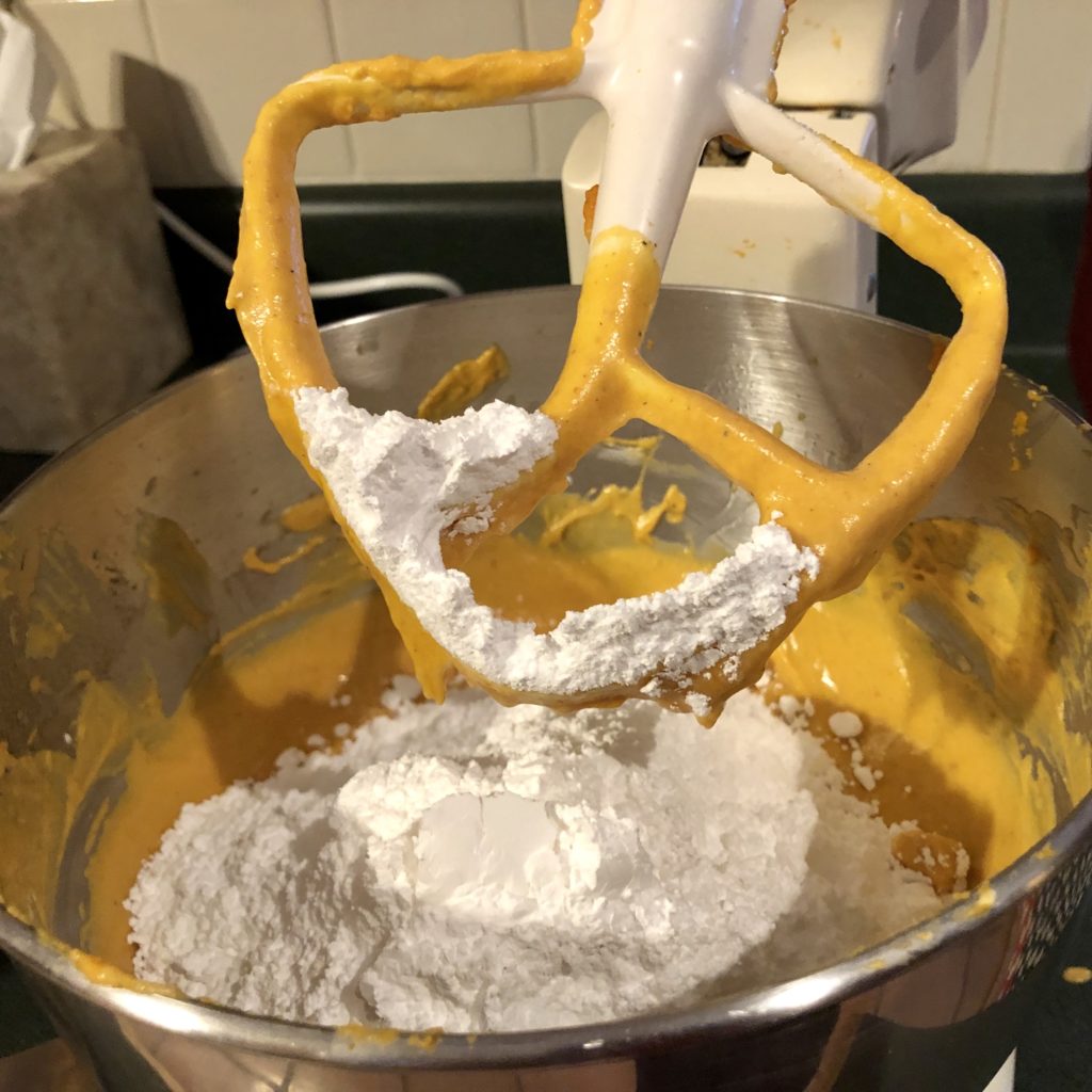Pamela Lutrell cooks with powdered sugar