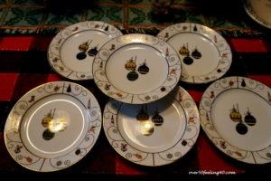 Pamela Lutrell saves on Christmas plates