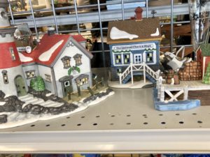 Pamela Lutrell discovers Christmas Villages at Goodwill