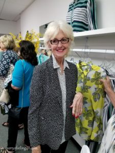 Pamela Lutrell with brave style decisions