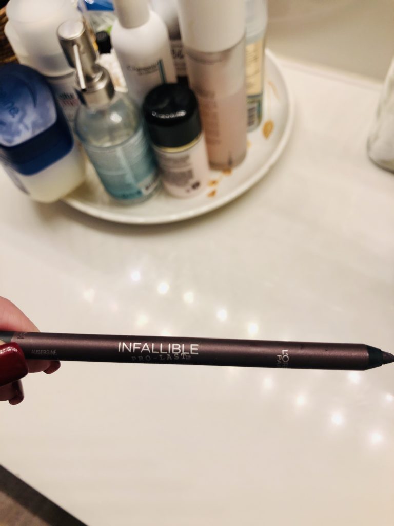 Loreal lip pencil with Pam Lutrell