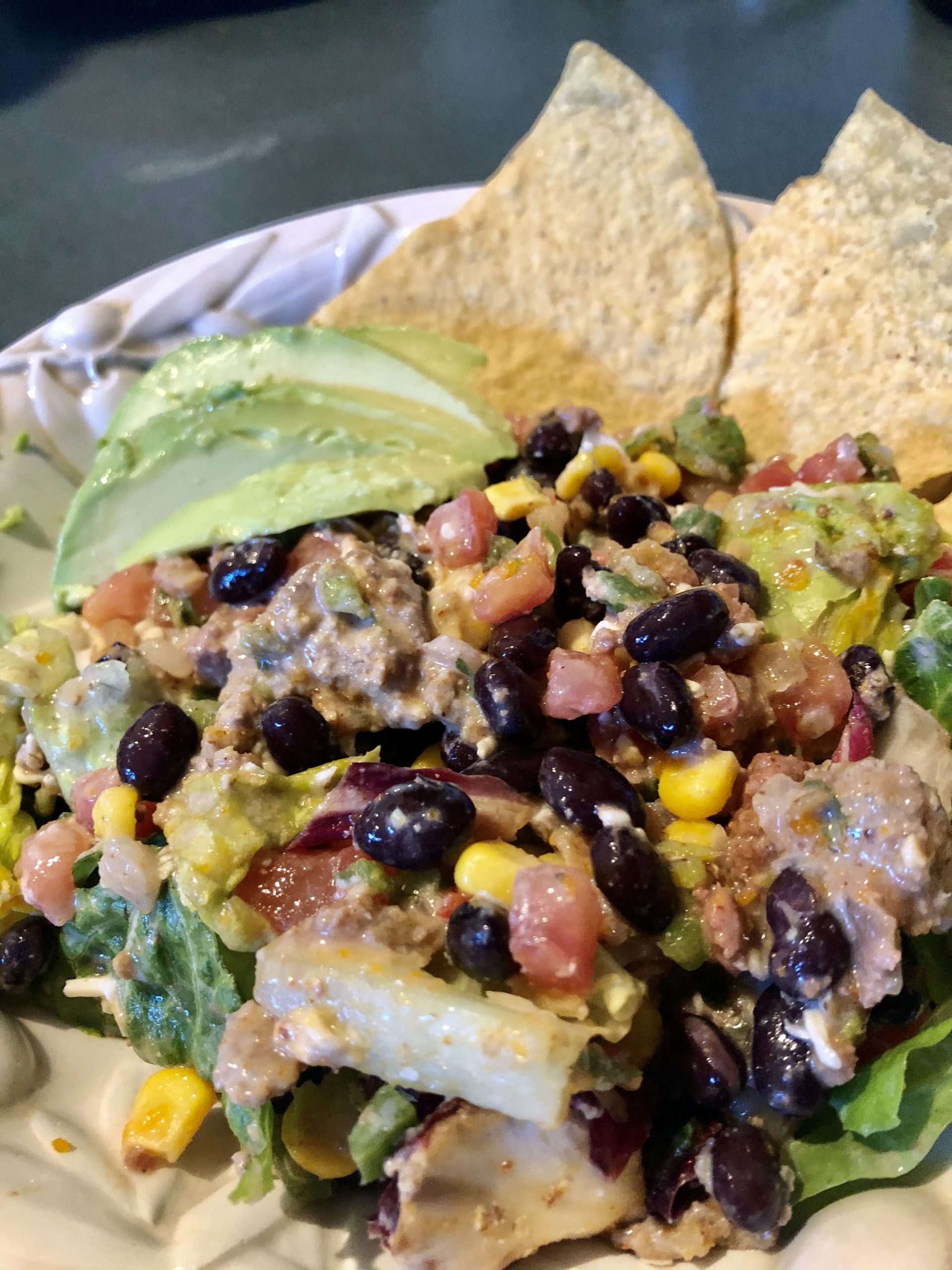 Over 50 Feeling with healthy Taco Salad