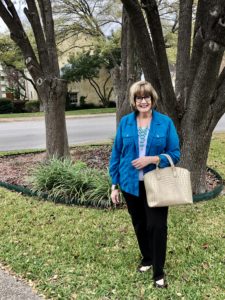 Pamela Lutrell in spring colors from GOODWILL SA