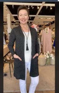 Shepherds Fashion in Eileen Fisher on Over 50 Feeling 40