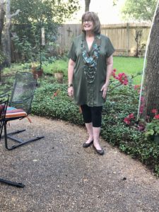 Shirtdress from H & M on Over 50 Feeling 40