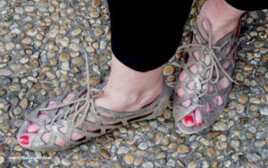 Summer sandals on over 50 feeling 40
