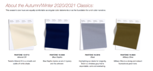 Pantone Colors for 2020/2021 on over 50 feeling 40