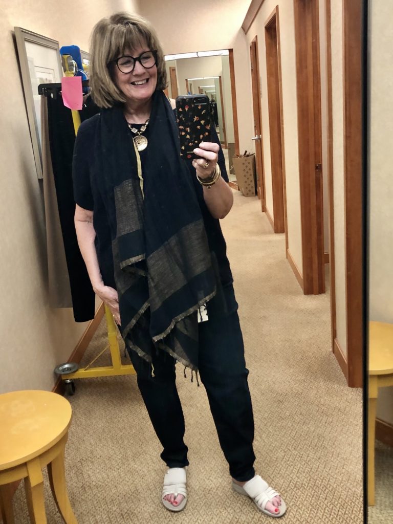 Eileen Fisher for Fall 2020 at Dillards on Over 50 Feeling 40