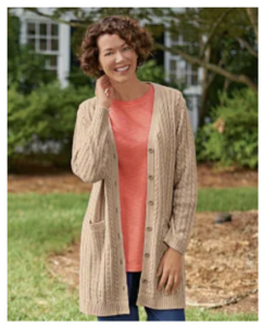 National Fall 2020 Cardigan on Over 50 Feeling 40