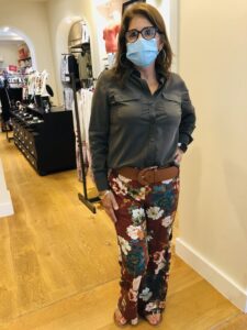 Chicos Printed Pants on Over 50 Feeling 40