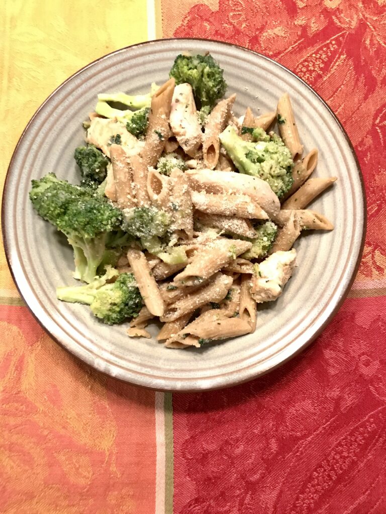 Recipe for Chicken Broccoli Ziti on over 50 Feeling 40