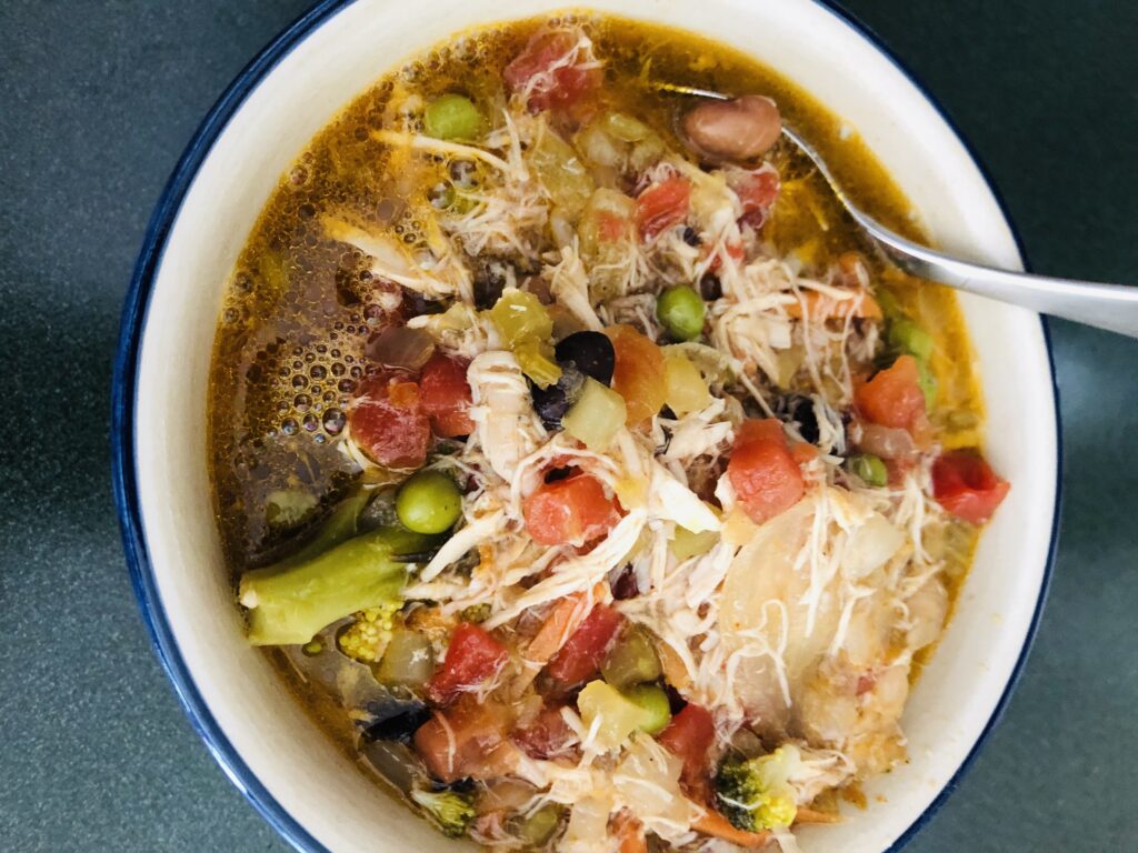 Pamela Lutrell's healthy tortilla soup