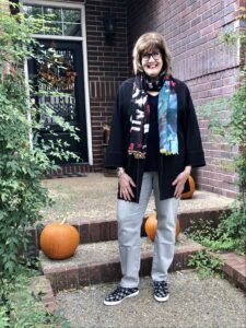 Pamela Lutrell styles a fall clothing outfit for 2020