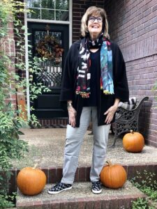 Pamela Lutrell in Fall Clothing at Chico's