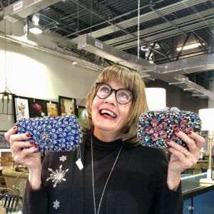 Pamela Lutrell at DazzleMe in San Antonio Home Consignment Shop