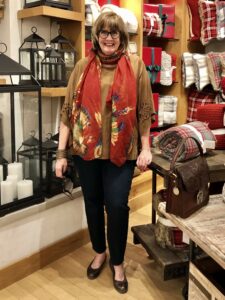 Pamela Lutrell in Pottery Barn in The Shops at La Cantera