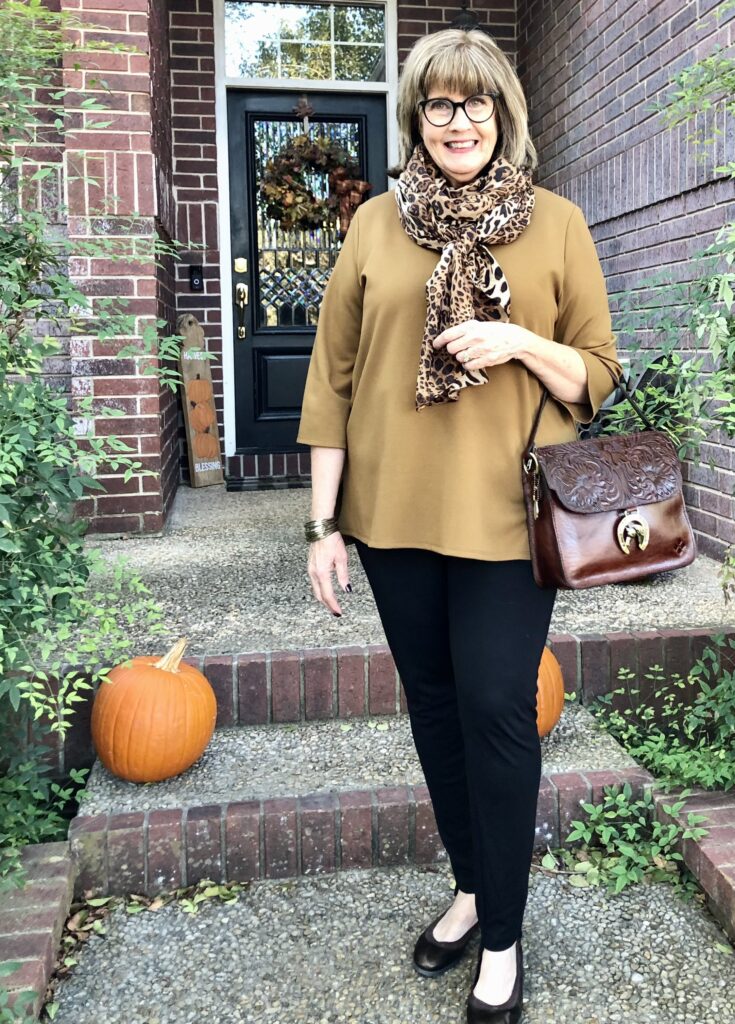 Eileen Fisher Tunic from Dillards on over 50 Feeling 40