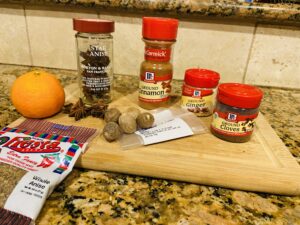 Ingredients for the French Spiced Bread on over 50 Feeling 40