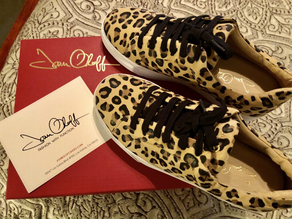 Joan Oloff Equality Leopard Kid Suede Sneakers