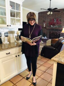 Pamela Lutrell with Southern Living Christmas Cookbook