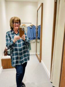 JJill Plaid tunic is a miss for Over 50 Feeling 40