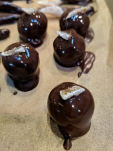 Chocolate truffles of outdoor dining.