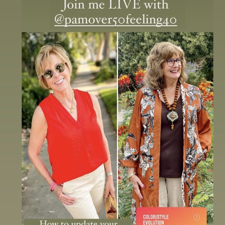 A live chat with Susan & me about color & reinvented style