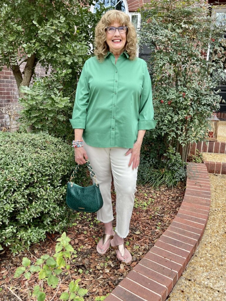 how to wear green for spring