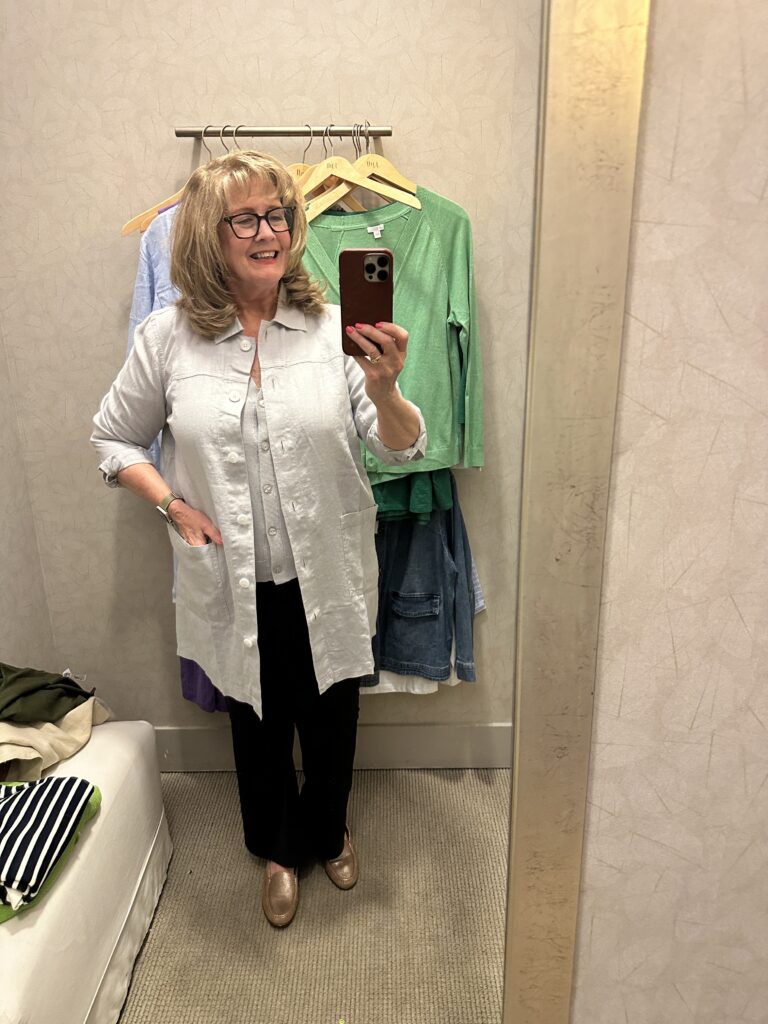 JJILL try-on for spring 