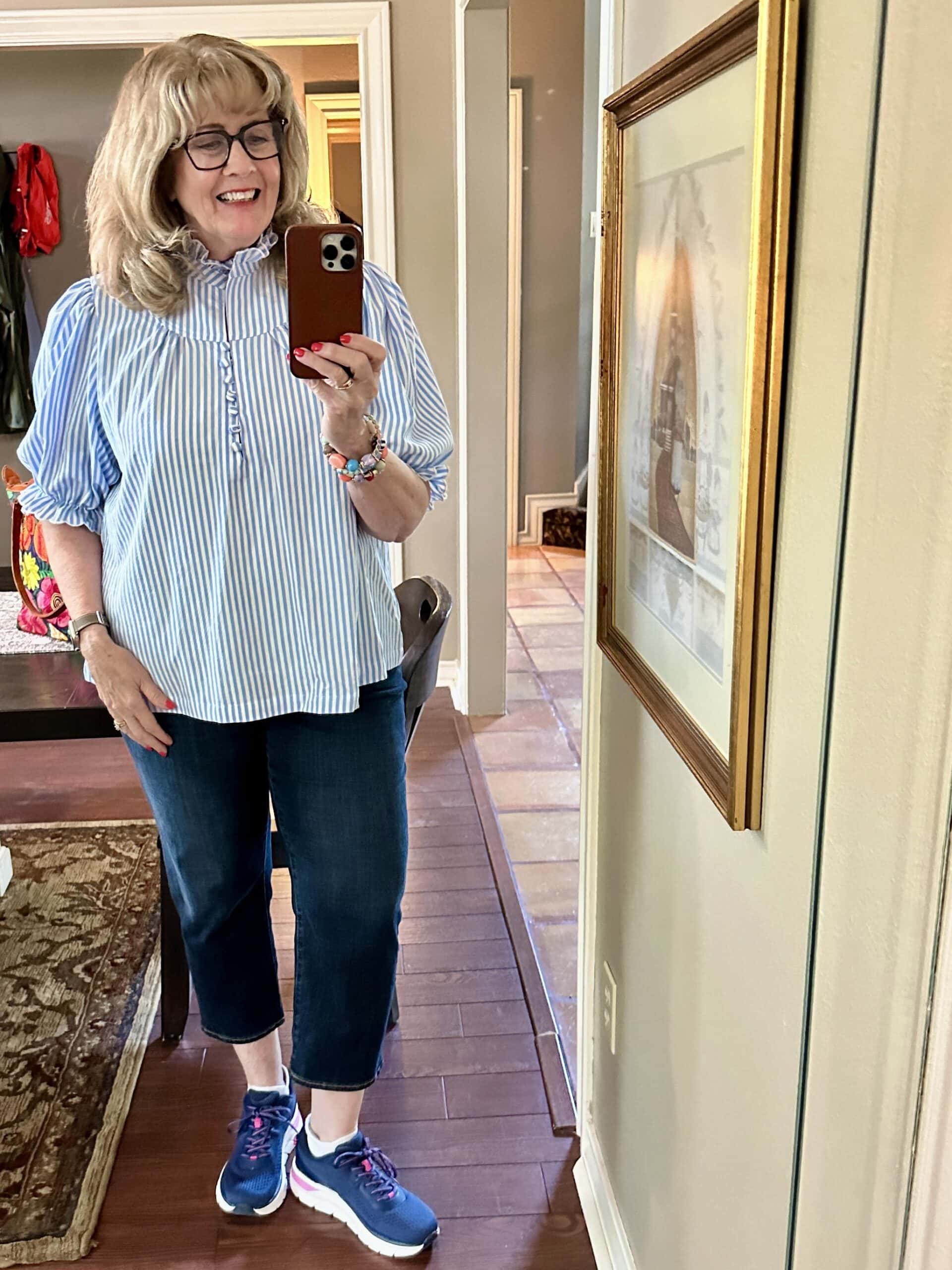 Spring outfit ideas for women over 50 | Over 50 Feeling 40
